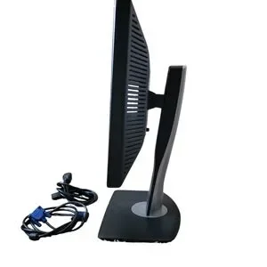 Dell Black And Gray Computer Monitor With Cables
