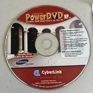 Dell CyberLink Power DVD XP 4.0 Windows PC with Key No Scratches READ