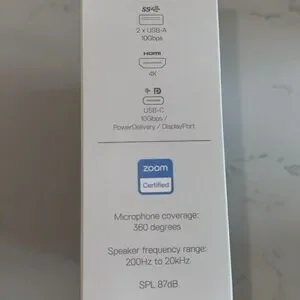 Dell Gray Speakerphone With Multiport Adapter