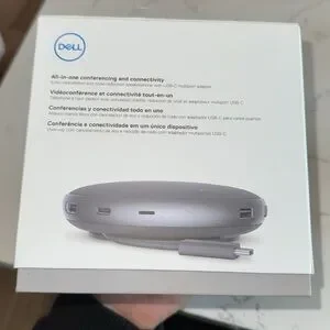 Dell Gray Speakerphone With Multiport Adapter