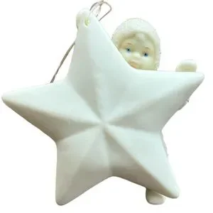 Department 56 Snowbabies Star Bright Bisque Ornament Christmas
