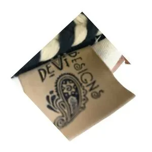 DEVI DESIGNS Tassel Ends Rope Corded Trim Throw Pillow