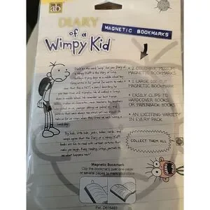 Diary Of A Wimpy Kid Magnetic Books *RARE* New Still In Packaging