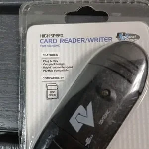Digital Visions Secure SD Card Reader Writer USB High Speed For PC/Mac New ZA