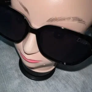 Dior Black And Gold Glasses