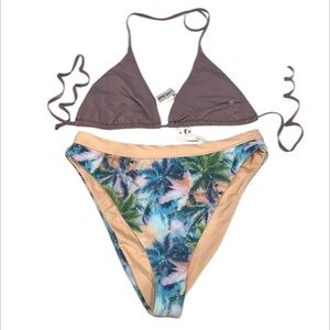 Dippin' Daisy's Two Piece Swim Bikini Set Size Large