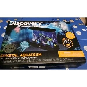 Discovery Mindblown Crystal Aquarium DIY Underwater Glowing Garden STEM Toy