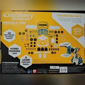 Discovery Mindblown Hydraulic Arm STEM Kit - White And Blue