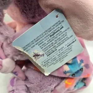 Disney Babies Angel Plush Pouch Pajamas Swaddle Blanket Purple Stuffed Animal