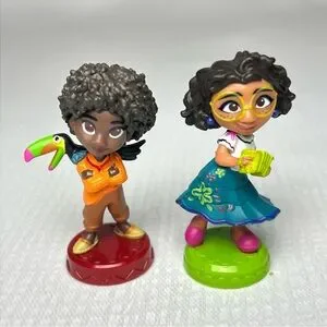 Disney Encanto Figures Mini Cake Toppers Lot JAKKS Pacific 8 Pieces 1.5"-2"