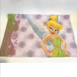 Disney Fairies Tinkerbell Floral Twin Pillowcase