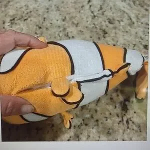 Disney Finding Nemo" Dory" Fish Plush Stuffed Animal SZ 16”X8"