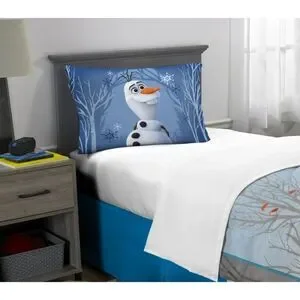 Disney Frozen Olaf Kids Comforter And Sham 2-Piece Set Twin/Full Reversible