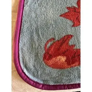 Disney Frozen Plush Reversible Throw Blanket Anna Elsa Lightweight Border Movie