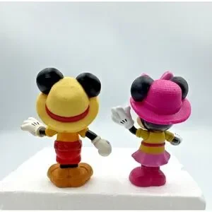 Disney Junior Mickey And Minnie 3" PVC Figure Toy Cake Topper