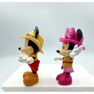 Disney Junior Mickey And Minnie 3" PVC Figure Toy Cake Topper
