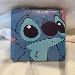 Disney Lilo & Stitch Stitch Puppy Eyes Compact Mirror Pocket Makeup Mirror NWT