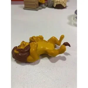 Disney Lion King Collectible Figure MUFASA BABY SIMBA Toy Mattel 90s Walt Disney