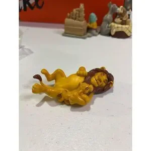 Disney Lion King Collectible Figure MUFASA BABY SIMBA Toy Mattel 90s Walt Disney