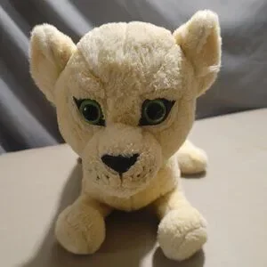 Disney Lion King Young Nala Plush Toy With Sound 12" Cream Beige Soft Stuffed An
