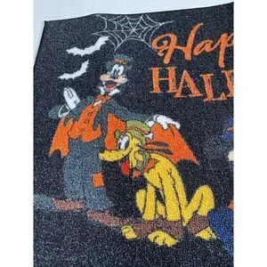 Disney Mickey Minnie Pluto Donald Daisy Goofy Halloween Accent Rug 20" X 32" NWT