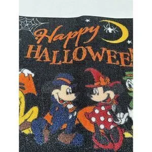 Disney Mickey Minnie Pluto Donald Daisy Goofy Halloween Accent Rug 20" X 32" NWT