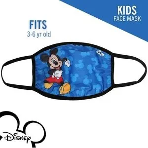 Disney Mickey Mouse Kids Face Mask Ages 3-6 Brand New