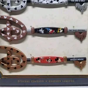 Disney‎ Mickey Mouse Through The Years Collectible Key Set Of 3 NIB