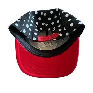 Disney Minnie Mouse Bow Snapback Polka Dot Hat