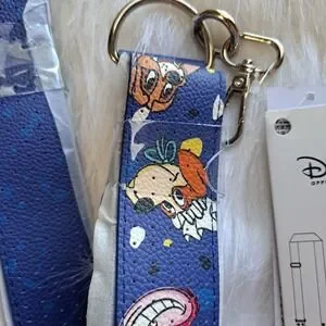 Disney Pins Parks Exclusive Dogs And Cats Pin Trading Gear Belt Strap Blue New