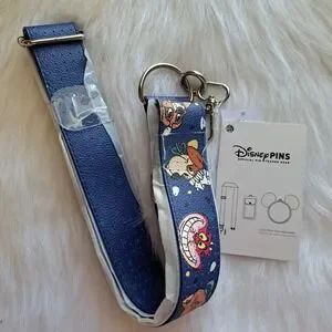 Disney Pins Parks Exclusive Dogs and Cats Pin Trading Gear Belt Strap Blue New