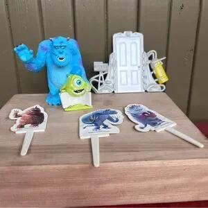 Disney Pixar 2001 Monsters Inc. Deco Pac Cake Topper Set