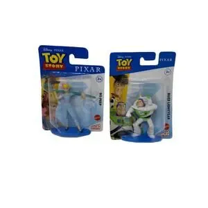 Disney Pixar Toy Story Buzz Lightyear Bo Peep Lot Of 2 Figurines Cake Toppers