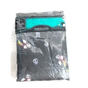 Disney Spooky Nightmare Before Christmas Tablecloth Jack Skellington Rectangle