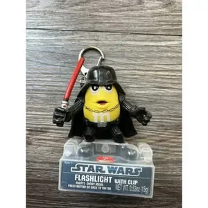 Disney‎ Star Wars Darth Vader Yellow M&M Candy Flashlight Needs batteries