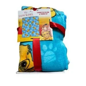 Disney The Lion King Simba & Friends Pillow & Throw Set Medium Size