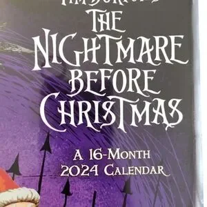 Disney The Nightmare Before Christmas 2024 Poster Calendar NWT