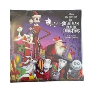 Disney The Nightmare Before Christmas 2024 Poster Calendar NWT Disney The Nightmare Before Christmas 2024 Poster Calendar NWT
