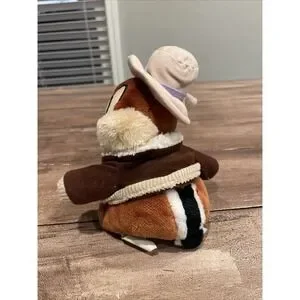 Disneyland Chip & Dale Rescue Rangers 1990's 10" 25cm Soft Toy Plush Hat Disney