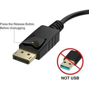 DisplayPort (DP) To DVI Adapter 10 Pack Gold-Plated Male To Female