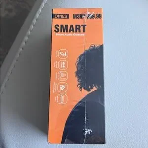 DMES Smart Audio Glasses Open Sound Technology Hands-free Calls Thru Sunglasses