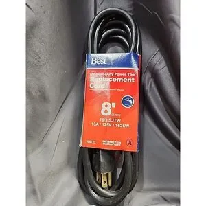 Do it Best 8 Ft. 16/3 13A‎ Medium-Duty Power Tool Replacement Cord SIM Supply