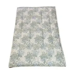 Dod Mat Pet bed Crate Mat blue green paisley Large 36 x 22