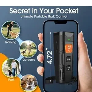 Dog Bark Deterrent Devices For Own Or Neighbor's Dog Ultrasonic Dog Training