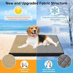 Dog Booster Car Seat 6in Memory Foam Adjustable Booster Cushion For Small/Mediu