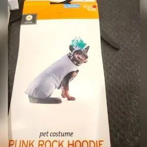 Dog Costume Punk Rock Pet Hoodie