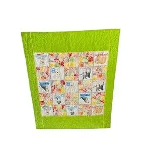 Dog Quilt Handmade Multiple Breeds Frenchies Reversible Elephants 36 X 44.50