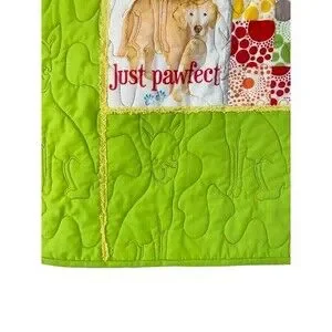 Dog Quilt Handmade Multiple Breeds Frenchies Reversible Elephants 36 X 44.50