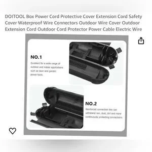 Doittool Box Power Cord Protective Cover