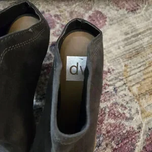 Dolce Vita Gray Western Slide Booties Sz 6